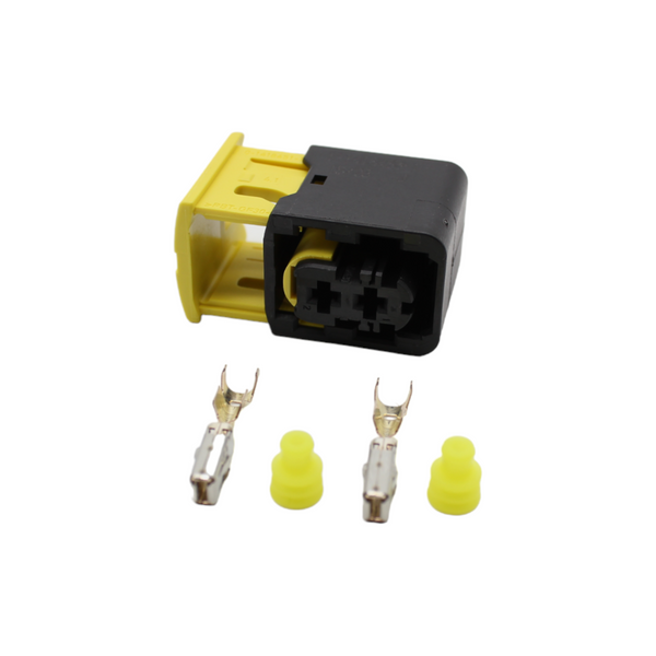 AMP MCP 2.8 Connector set Male 2-pin