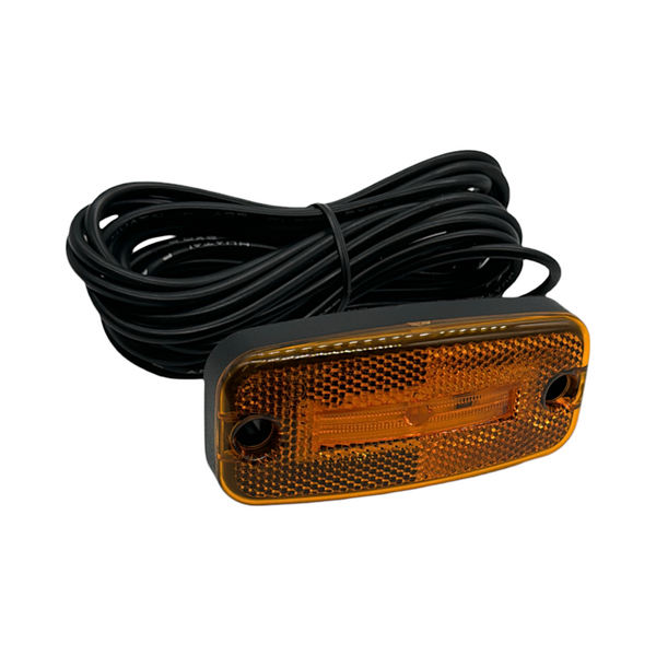 Sidomarkering Orange LED Fiberoptiskt Med Reflex