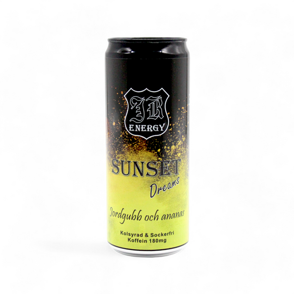 Sunset dreams energidryck ifrån JR Energy