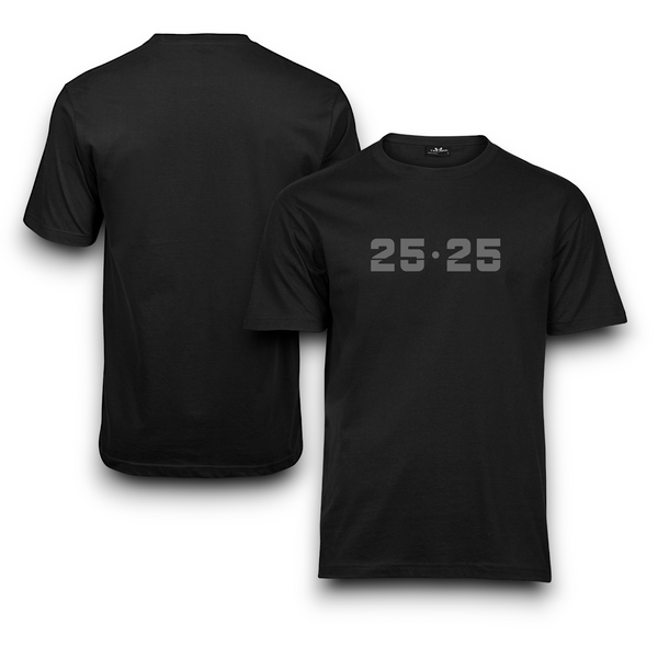25•25 T-Shirt Herr - Logo Fram